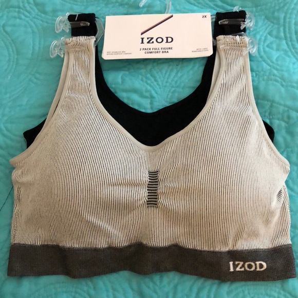 izod sports bra 2x